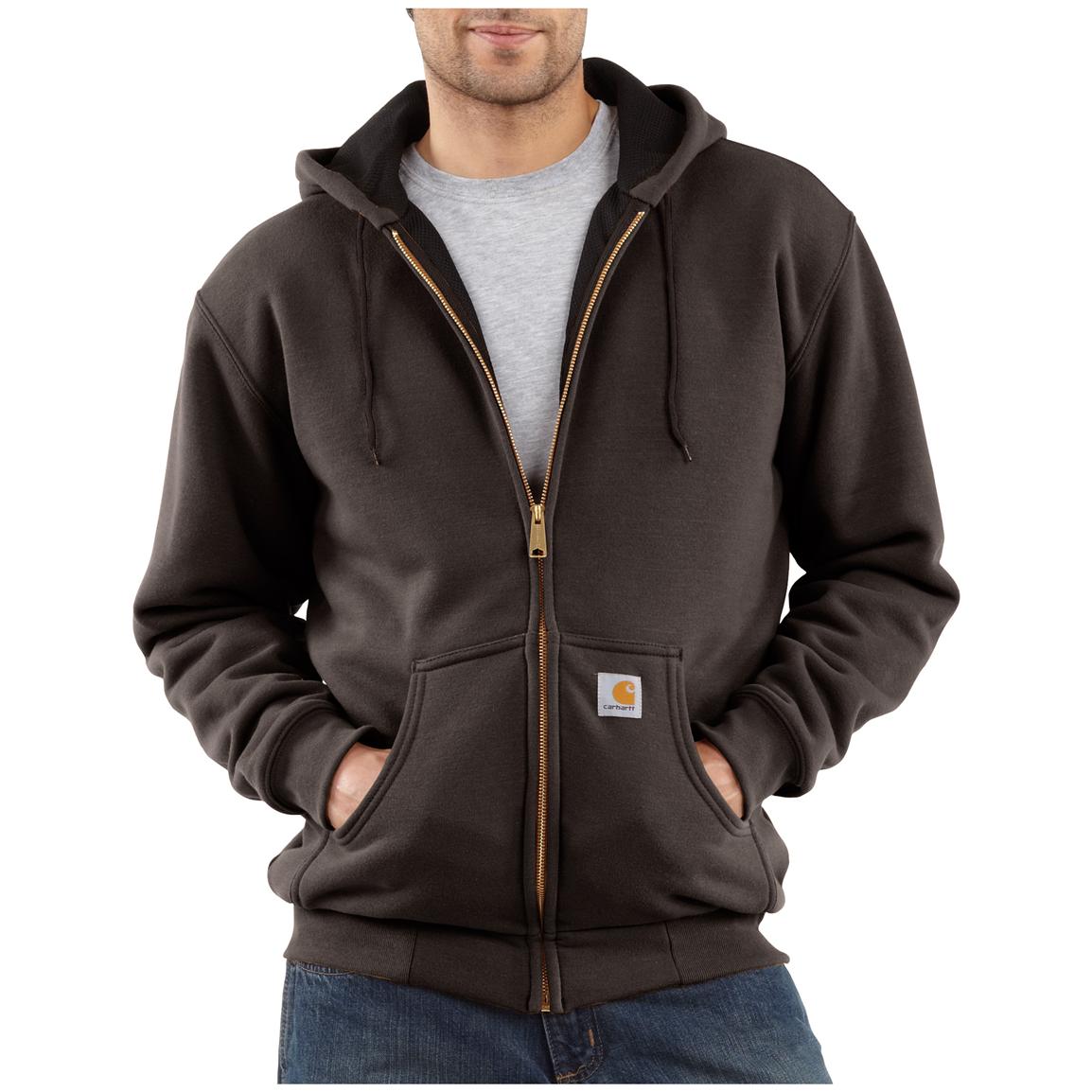 Carhartt® Thermal-Lined Hooded Zip-Front Sweatshirt - 108624 ...