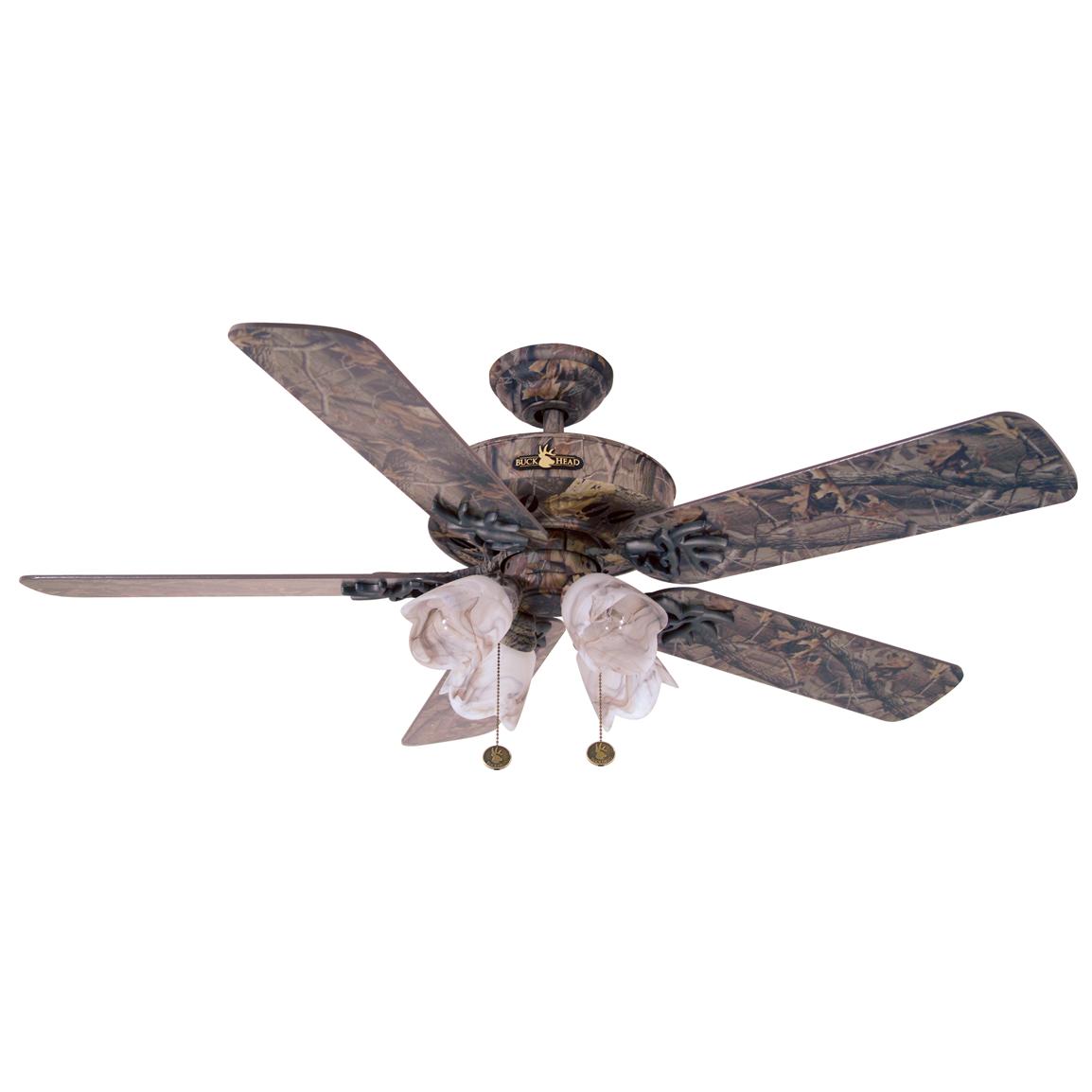 Hardwoods Camo Ceiling Fan, Camouflage Ceiling Fans With Lights