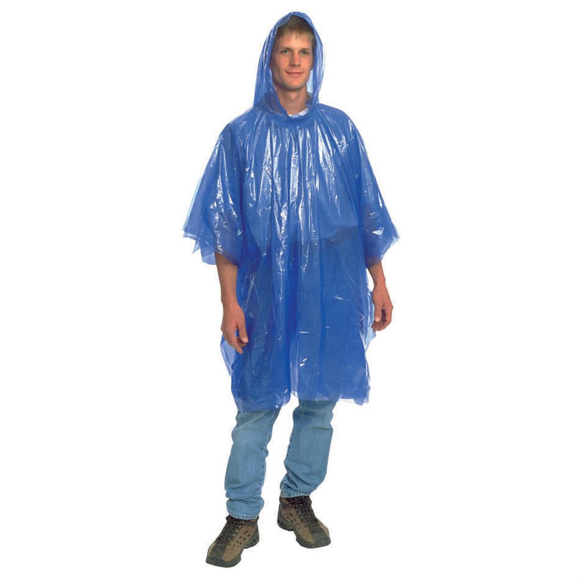24-Pk. Emergency Rain Ponchos - 109769, Rain Jackets & Rain Gear at ...