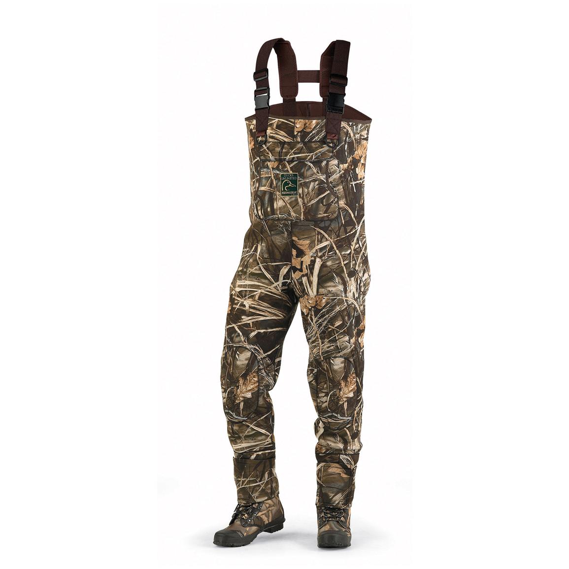 Men's Ducks Unlimited® 3 1/2 mm Stocking Foot Chest Waders - 109897 ...