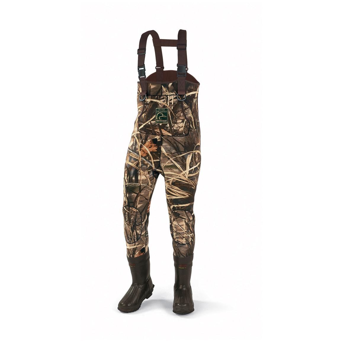 Youth Ducks Unlimited® 3 1/2 mm Chest Waders with Cleated Soles
