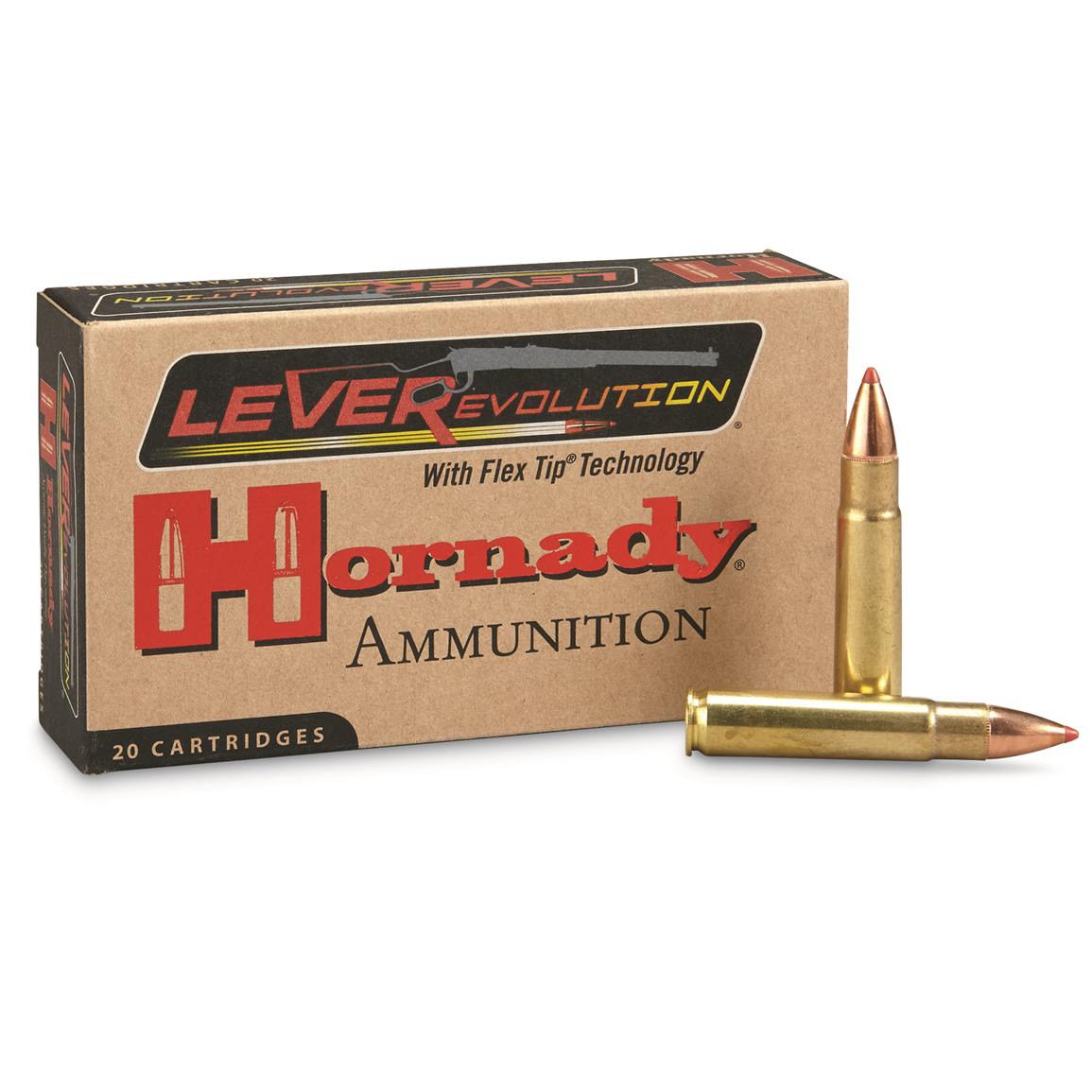Hornady LEVERevolution, .35 Remington, FTX, 200 Grain, 20 Rounds