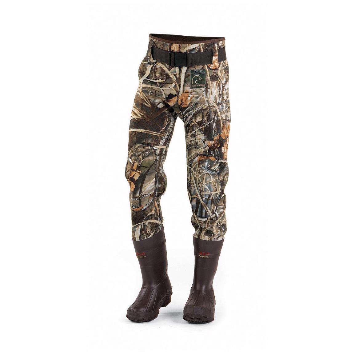 Men's Ducks Unlimited® 3 1/2 mm Waist Waders with Cleated Soles ...