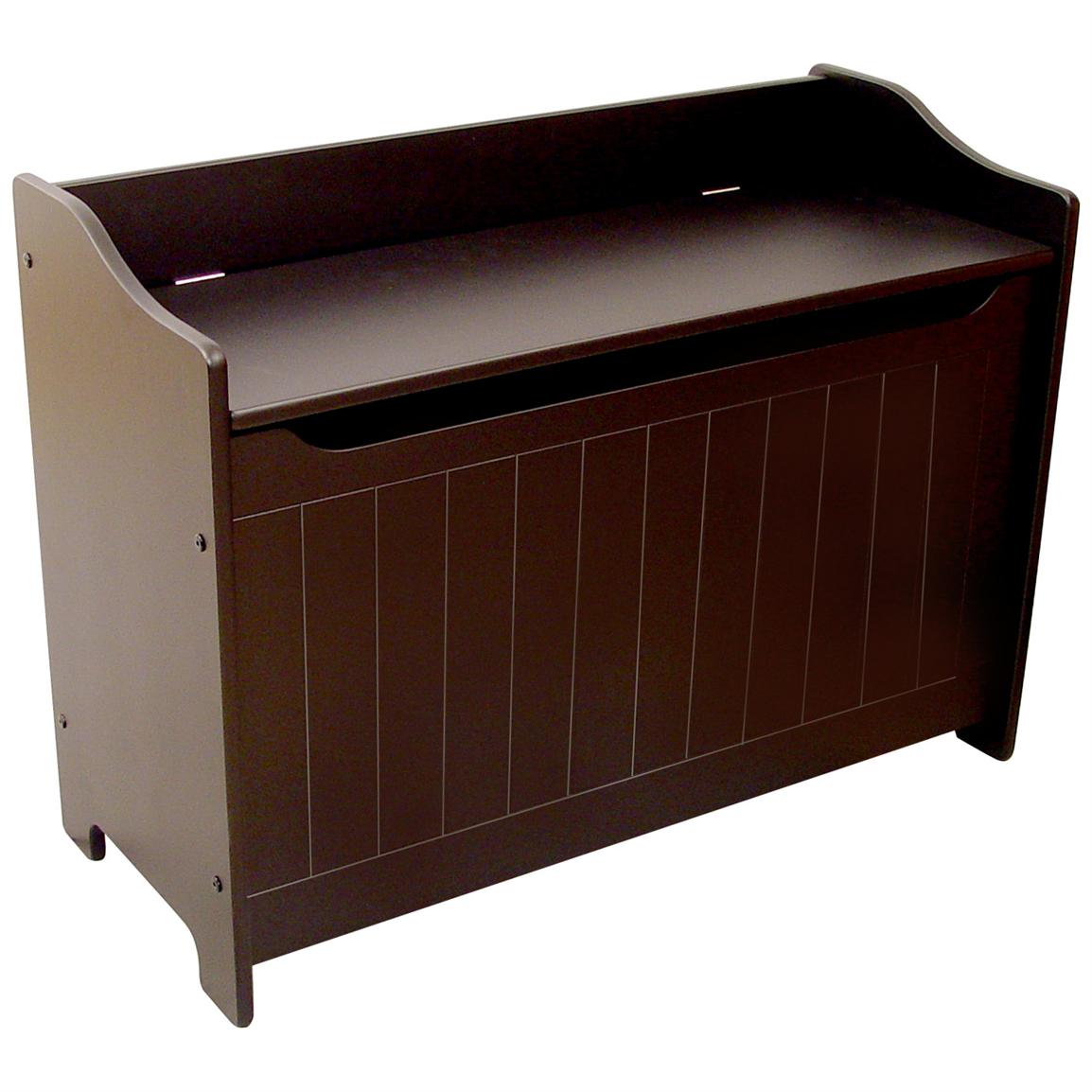black upright dresser