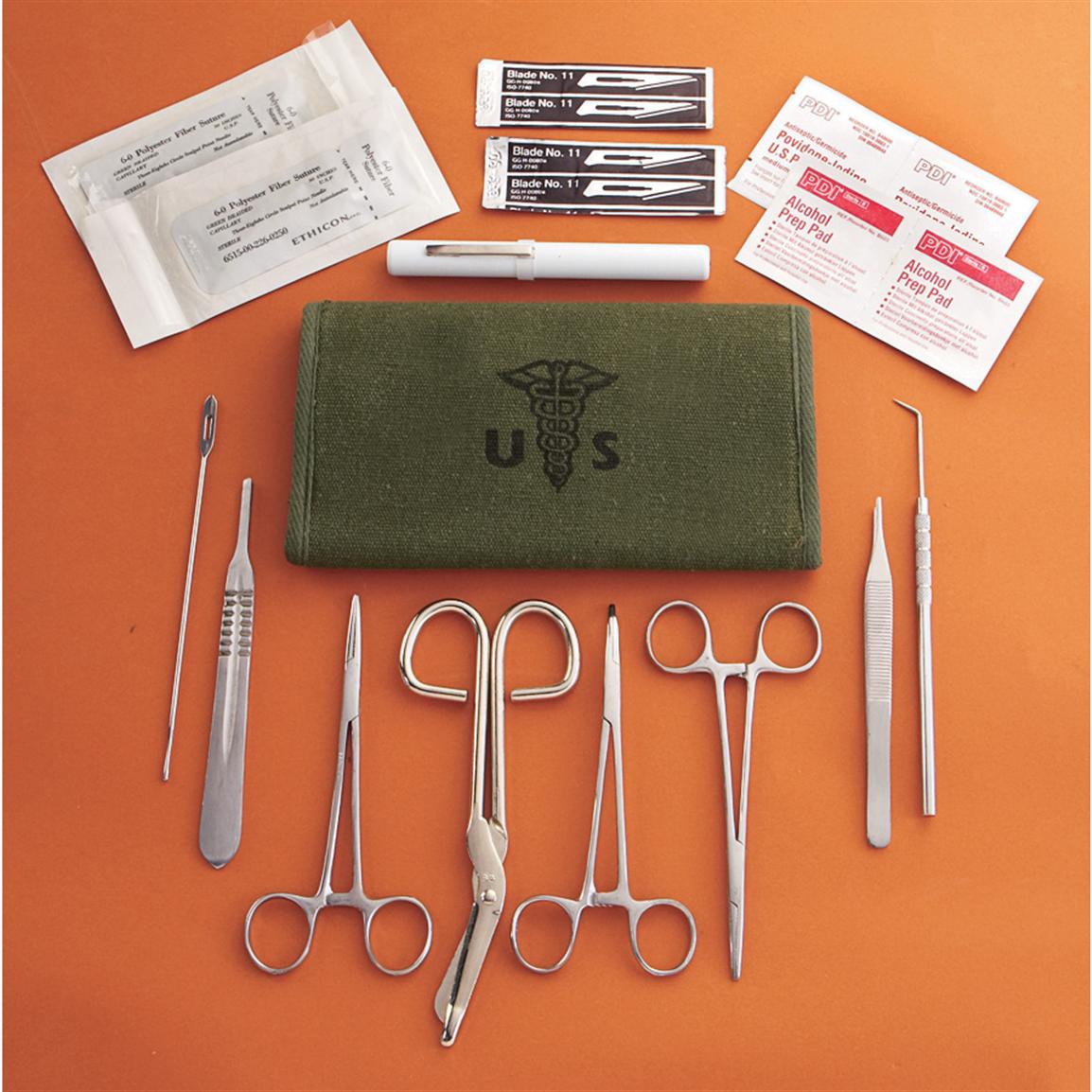 New Military Field Surgery Kit - 110679, at Sportsman's Guide