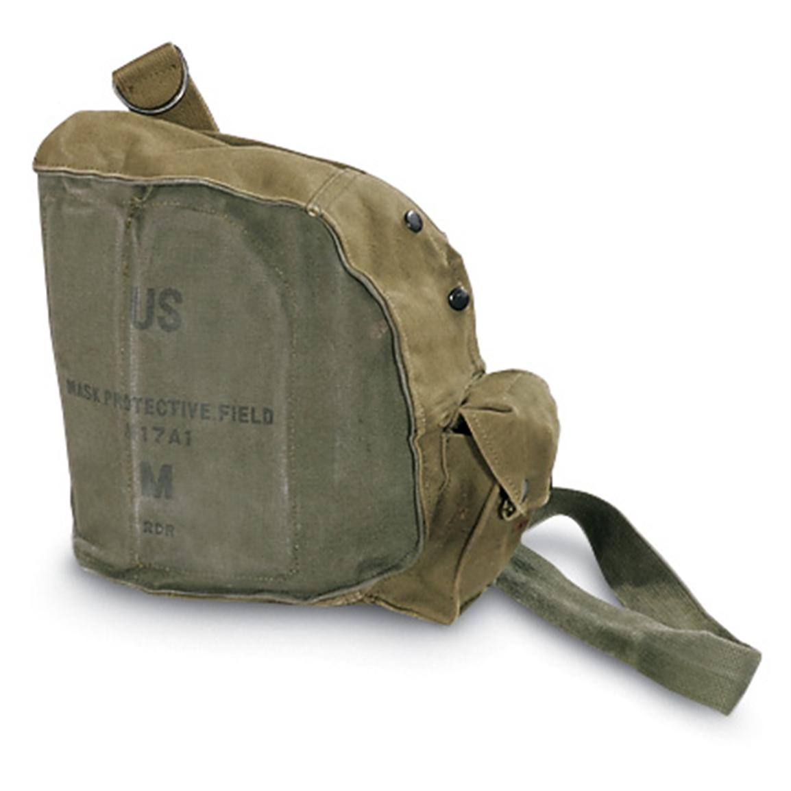Used U.S.-issue M17A1 Gas Mask with Case and New Cheek Filter - 111192 ...