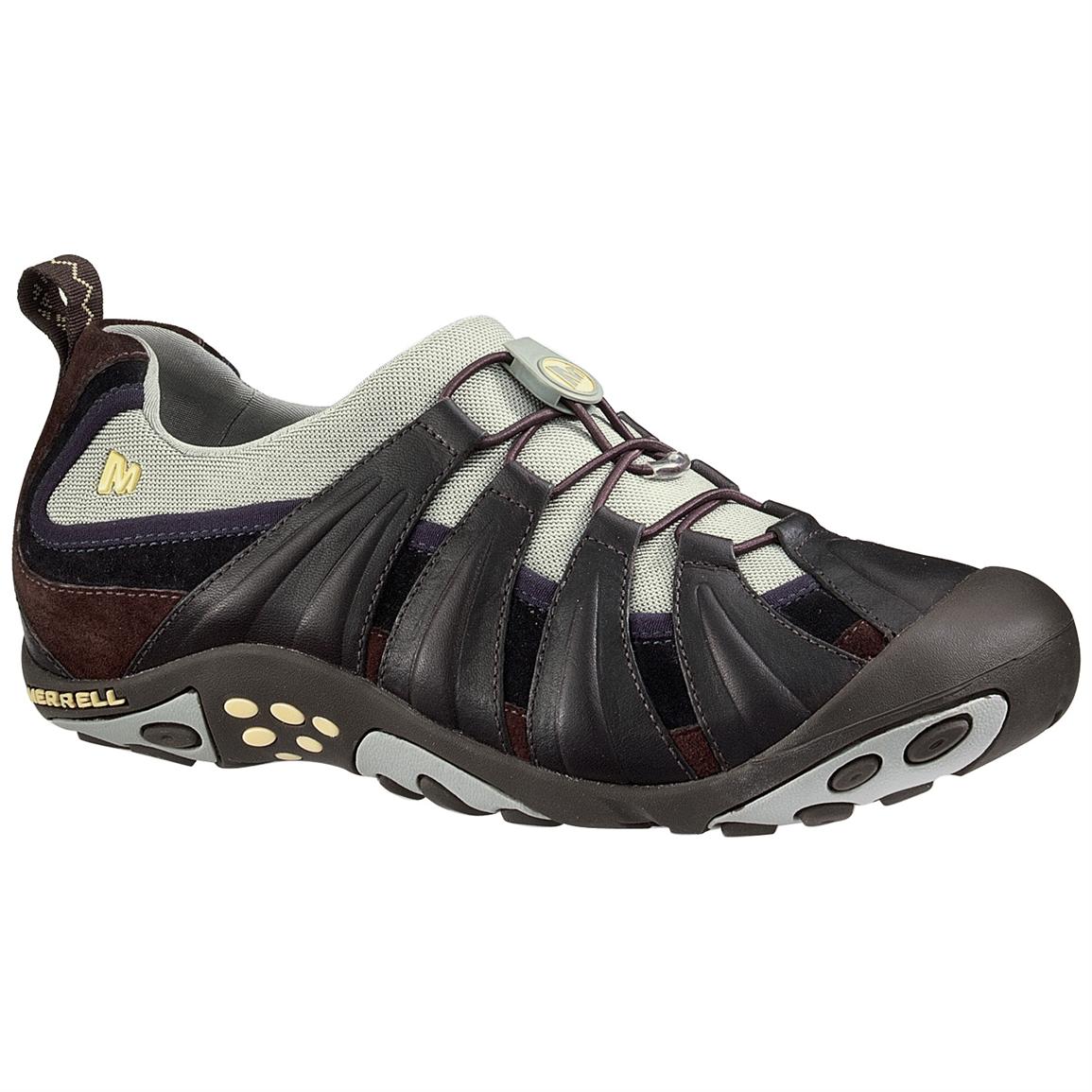 Women's Merrell® Caper Dune Athletic Shoes, Dark Earth - 111296 ...