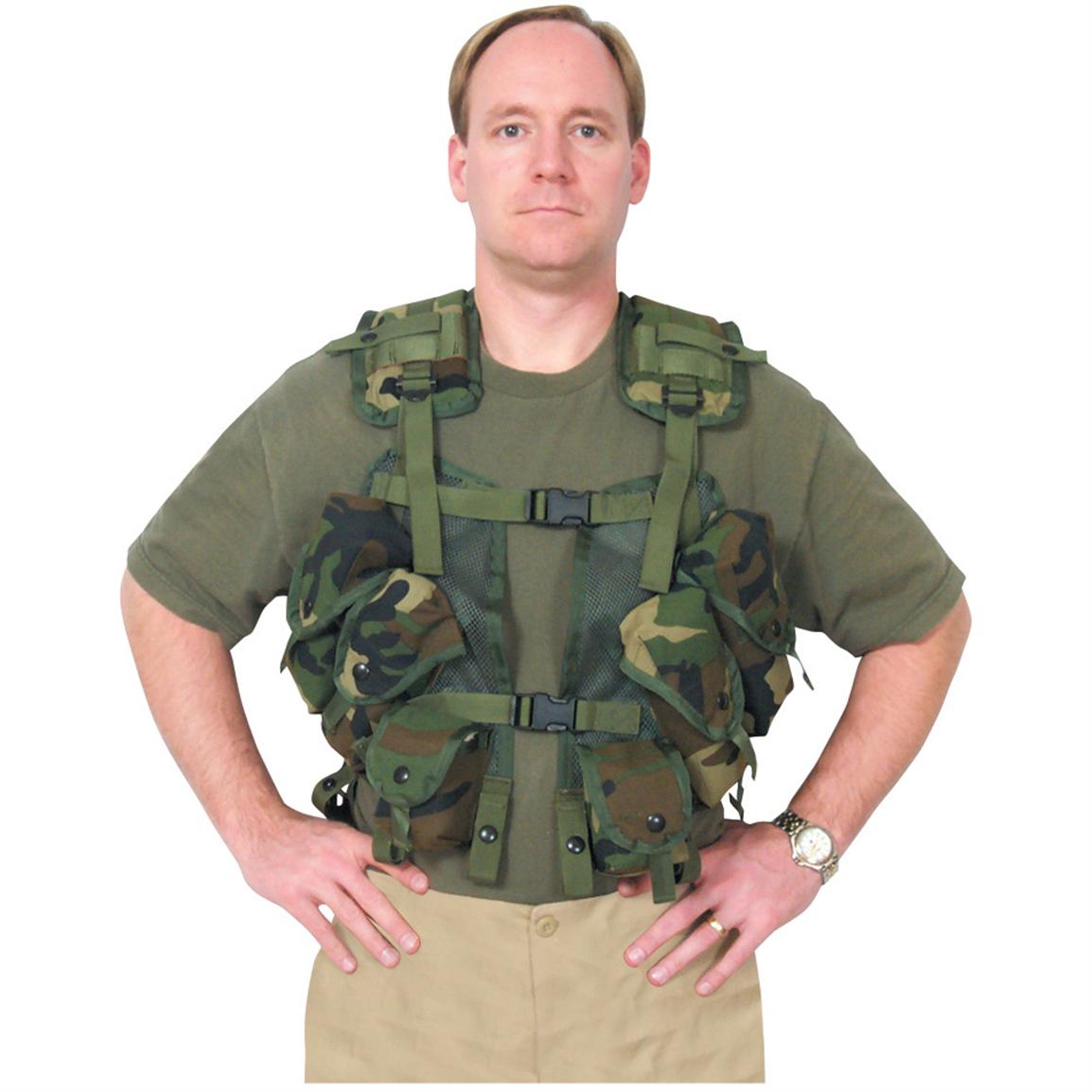 Fox Outdoor® Enhanced Tactical Load Bearing Vest - 111984, Tactical ...