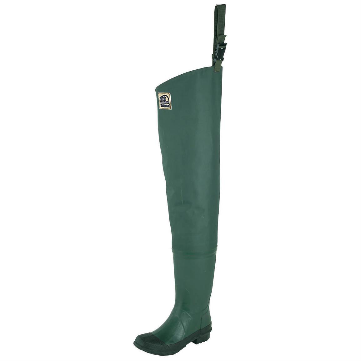 Hodgman® Bantam Weight 2 - ply Nylon / Rubber Hip Waders with Cleated ...