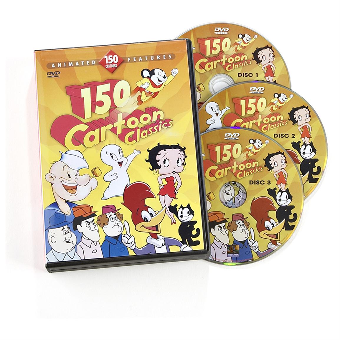 150 Cartoon Classics DVD™ Set - 112363, DVD's at Sportsman's Guide