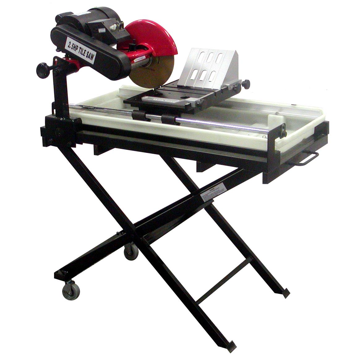 Buffalo Tools 2 1/2 HP 10" Tile Cutting Saw 112477, Power Tools at