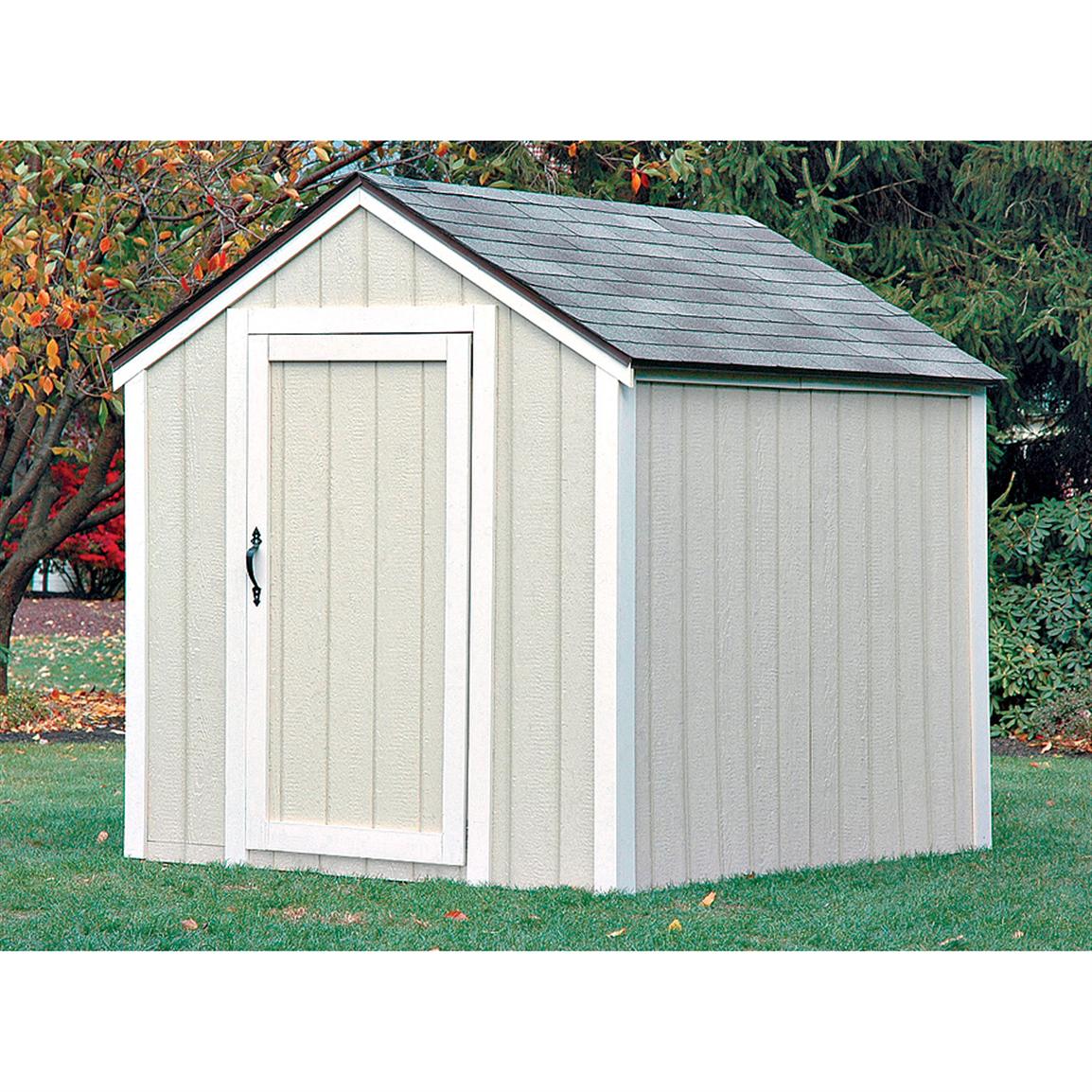 shed kit, peak roof - 112939, ladders & storage at