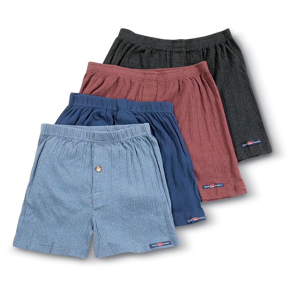 hanes knit boxer shorts