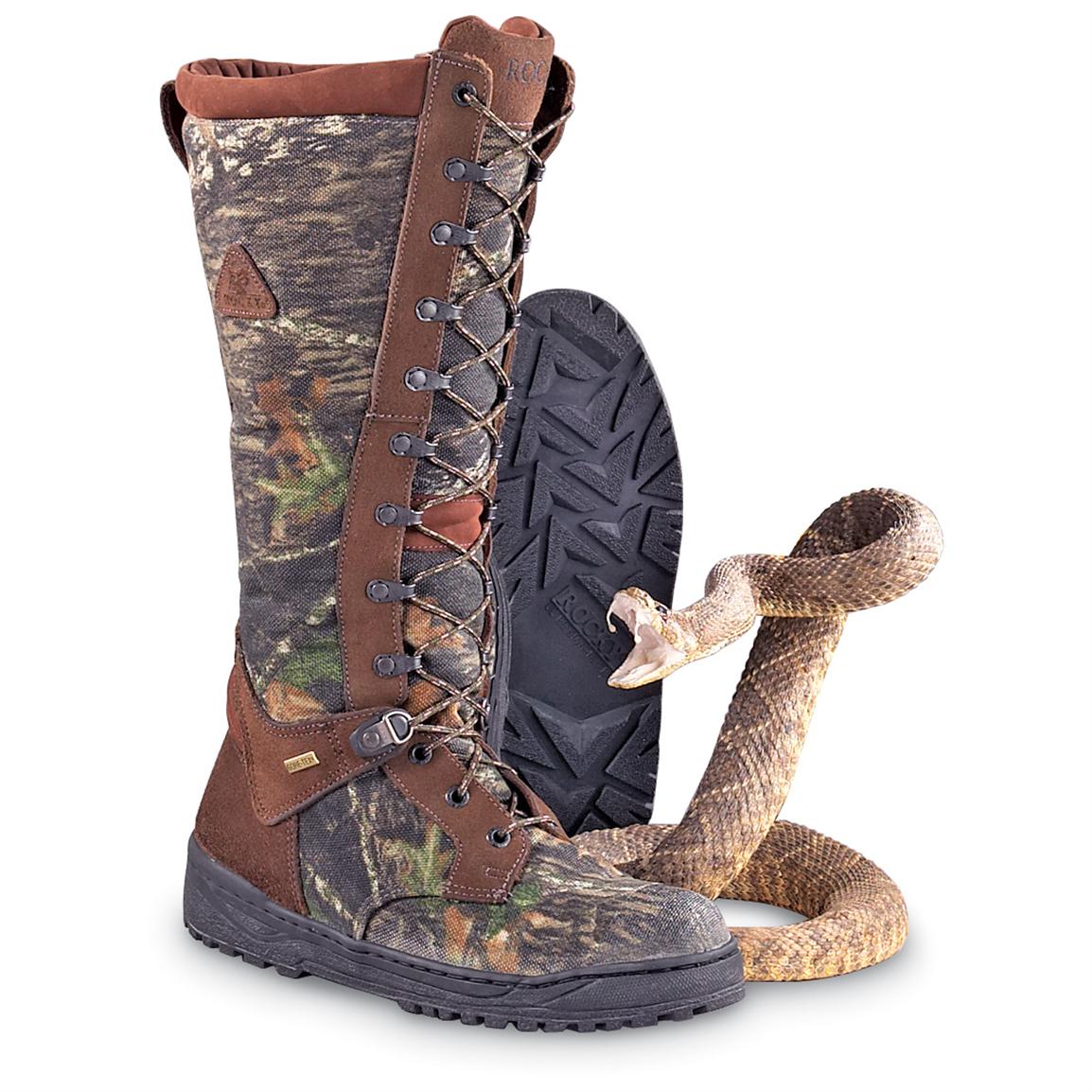 Women's Rocky® Waterproof Snake Boots, Mossy Oak® 113508, Hunting Boots at Sportsman's Guide