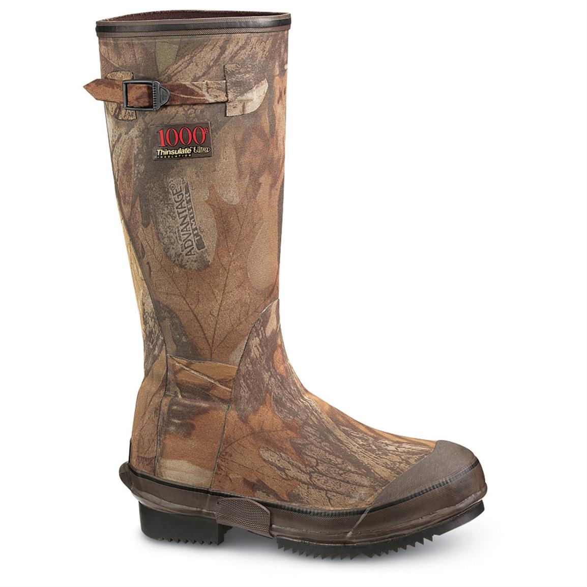 insulated rubber knee boots