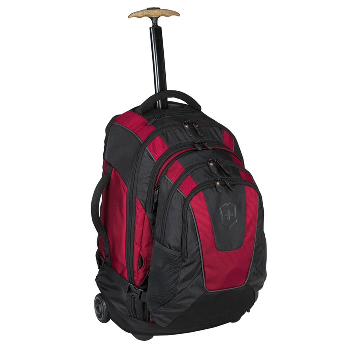 swiss army rolling backpack