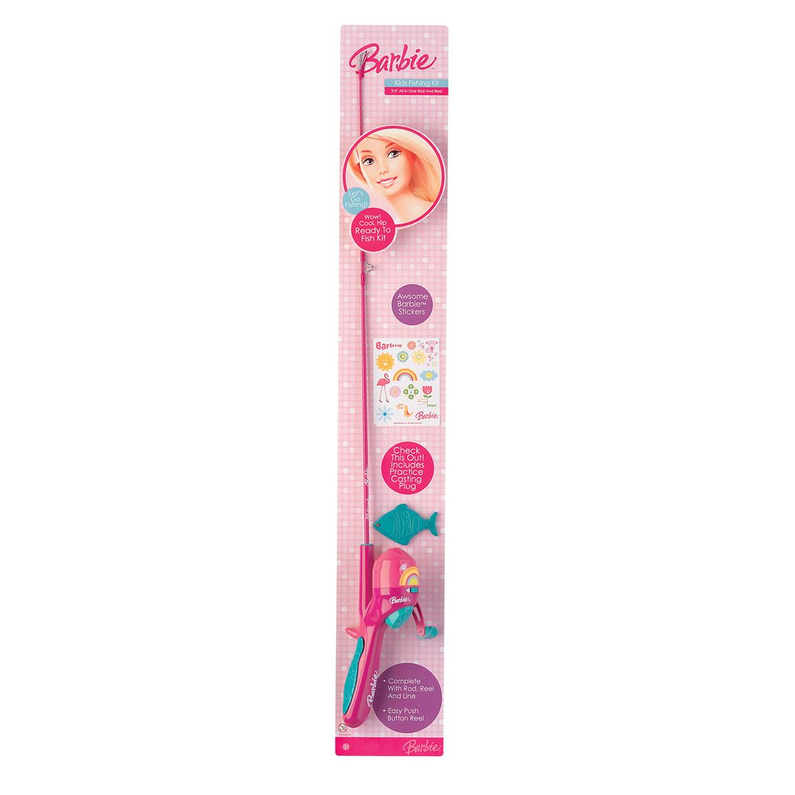 Shakespeare® Barbie™ Combo Fishing Kit 114935, Spincast