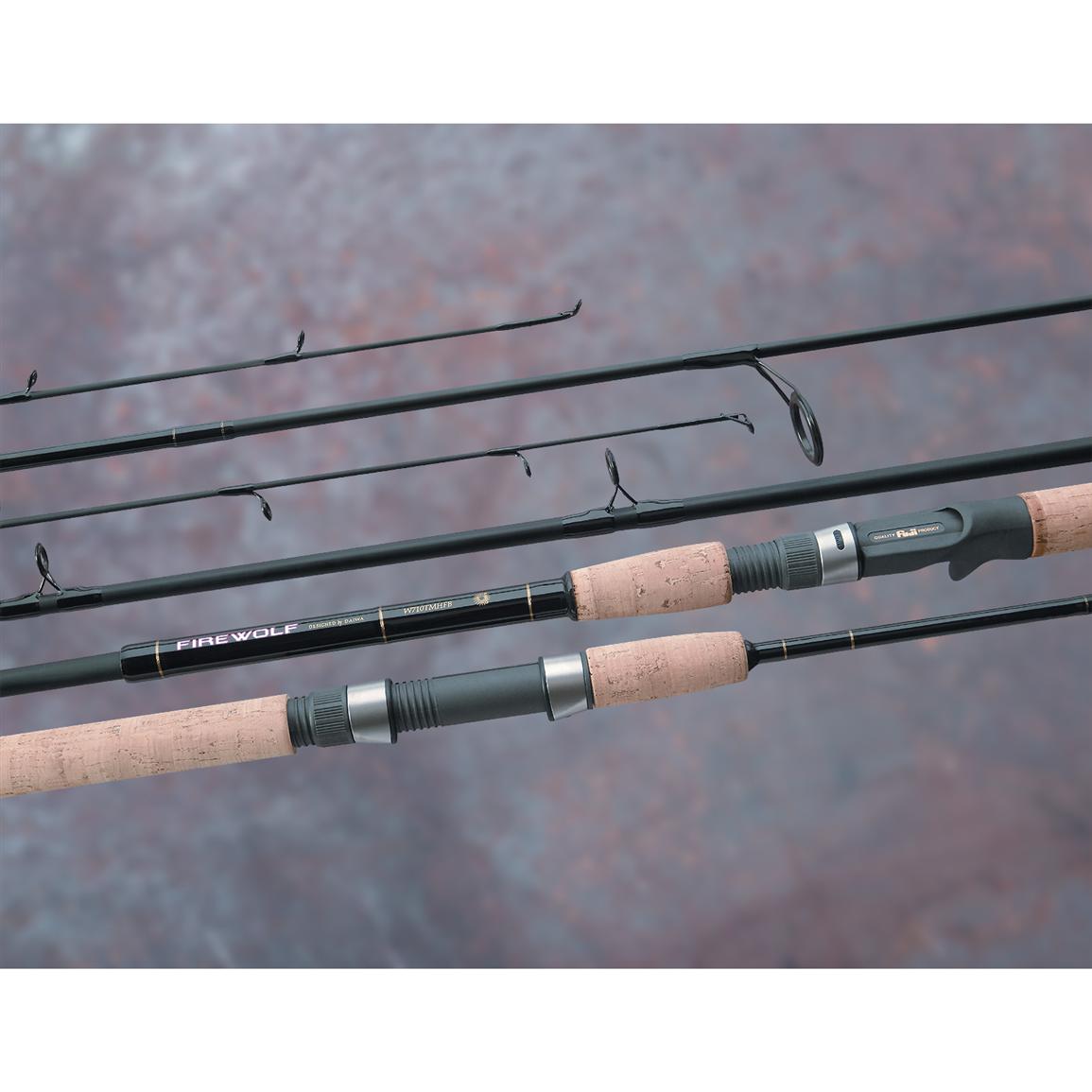 Daiwa® Firewolf® Walleye 2 Pc. Spinning Rod 115119, Spinning Rods
