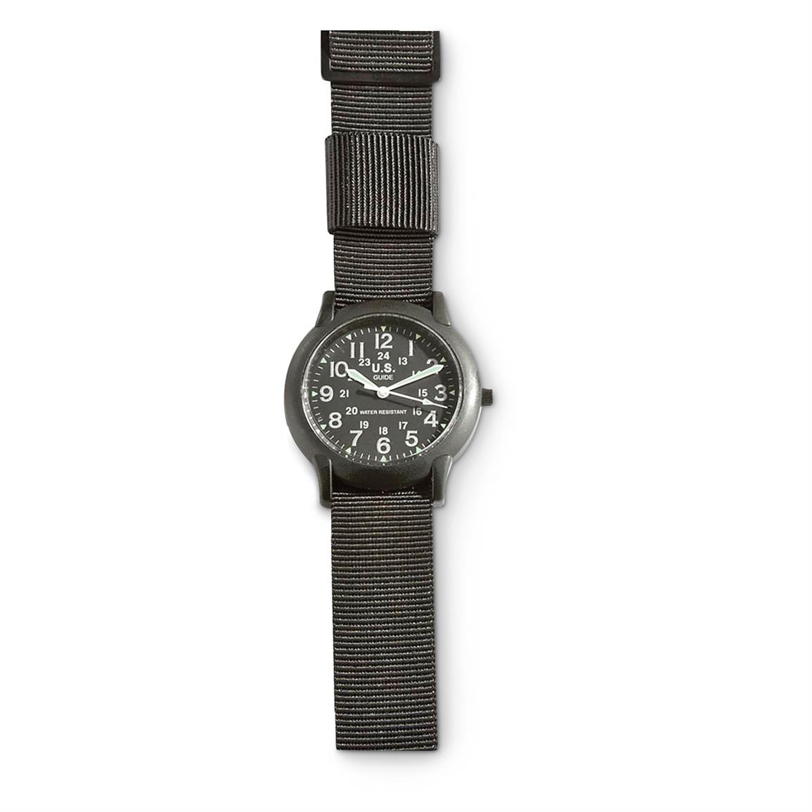 Military-Style Army Watch, Black