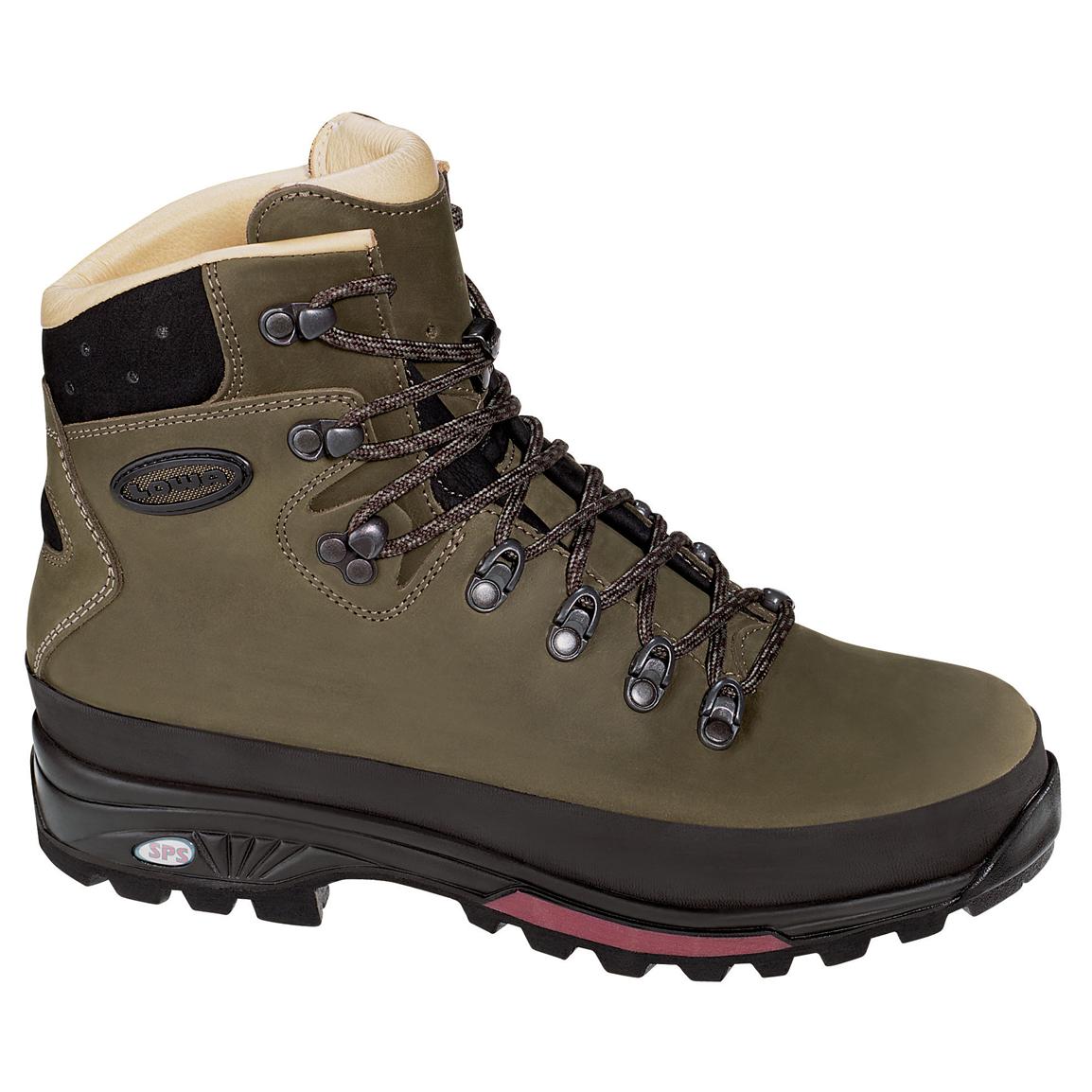 Men's Lowa® Banff Backpacking Boots, Pebble / Navy - 115380, Hiking ...