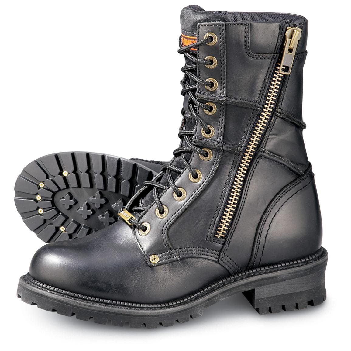 Men's HarleyDavidson® Fresno Boots, Black 115603, Motorcycle & Biker
