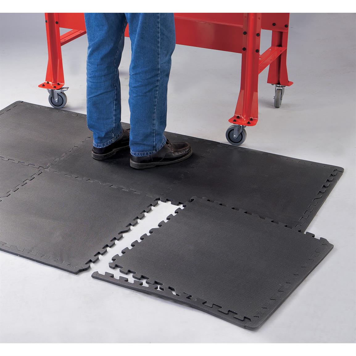 24 sq. ft. Anti Fatigue Work Mat Pack 115626, Garage & Tool