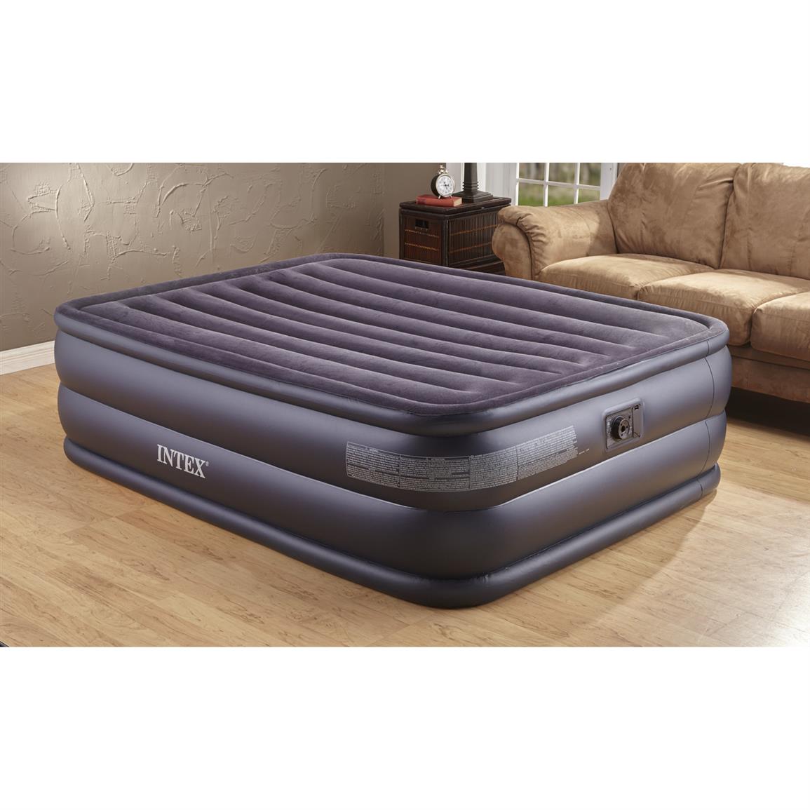 Intex Queen Air Bed Mattress with BuiltIn Electric Pump 115699, Air