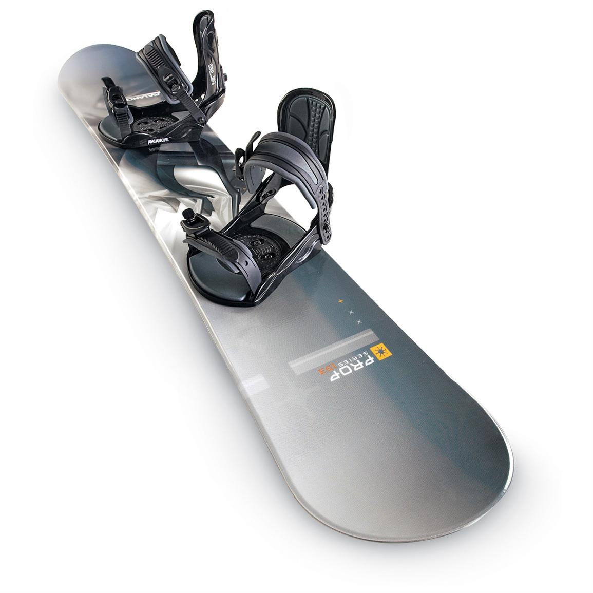 Avalanche® Prop Snowboard with Bindings 115793, at Sportsman's Guide