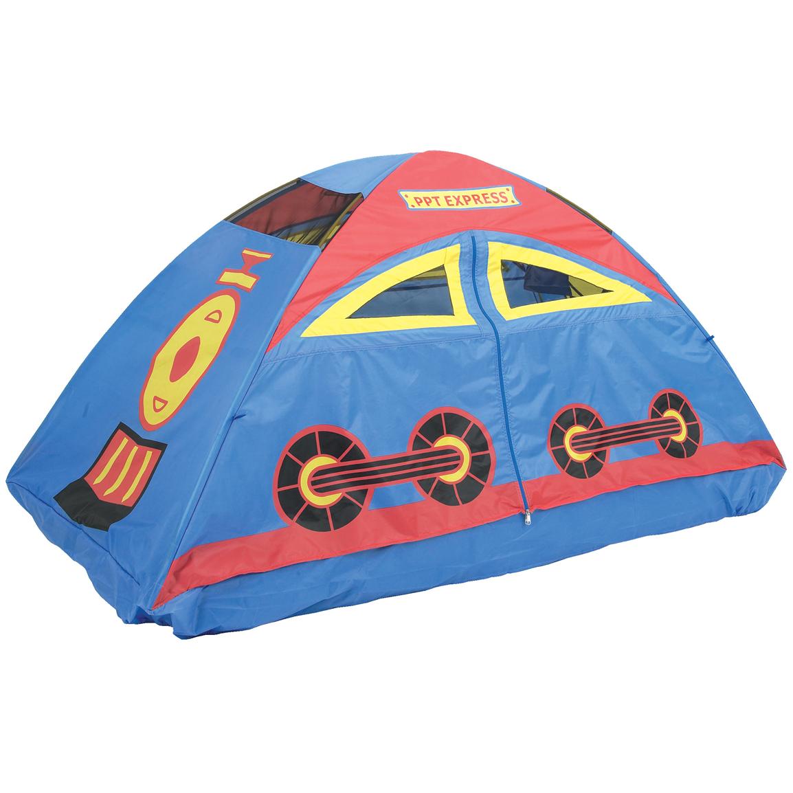train bed tent