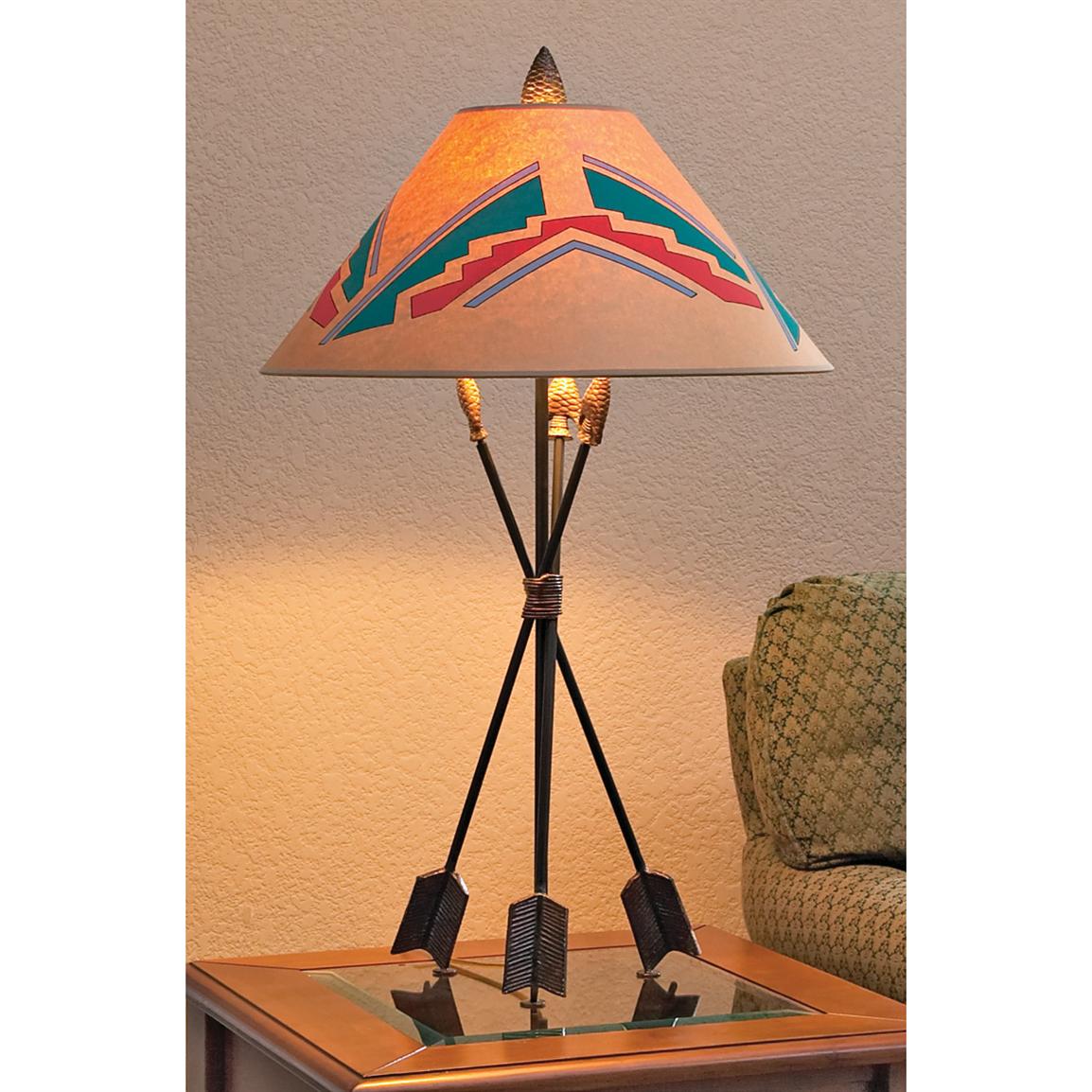 Arrow Table Lamp 116852 Lighting At Sportsman S Guide Arrow Table Lamp Turquoise