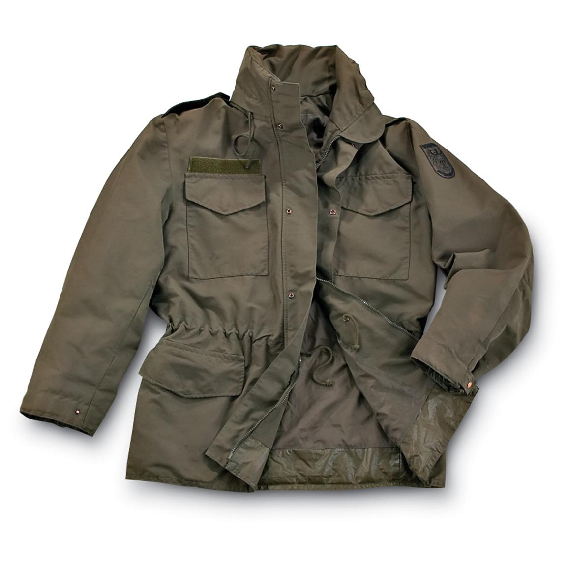 Used Austrian GORE - TEX® Jacket, Olive Drab - 117397, Rain Gear ...