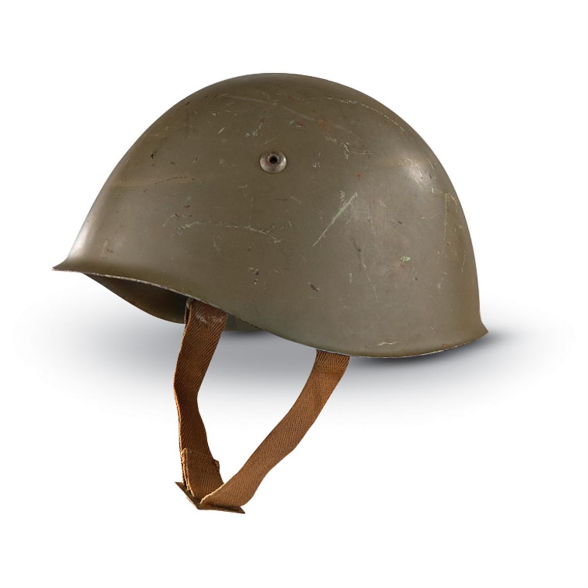 Used French Military M51 Helmet, Olive Drab - 117420, Helmets ...