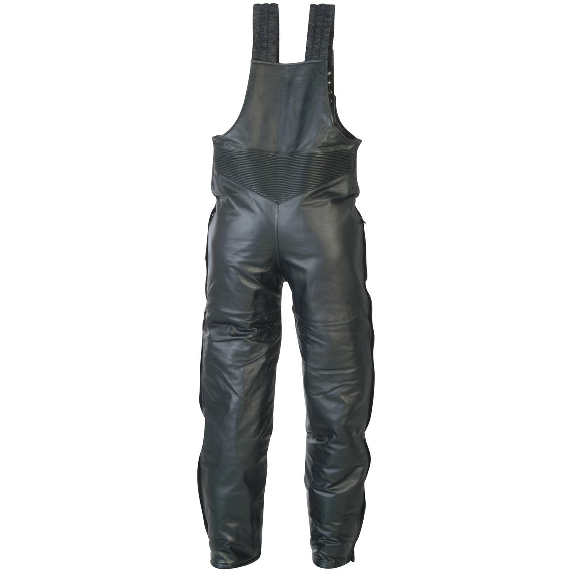 Men's CKX® Sports Leather Bibs 117443, Snowmobile Clothing at