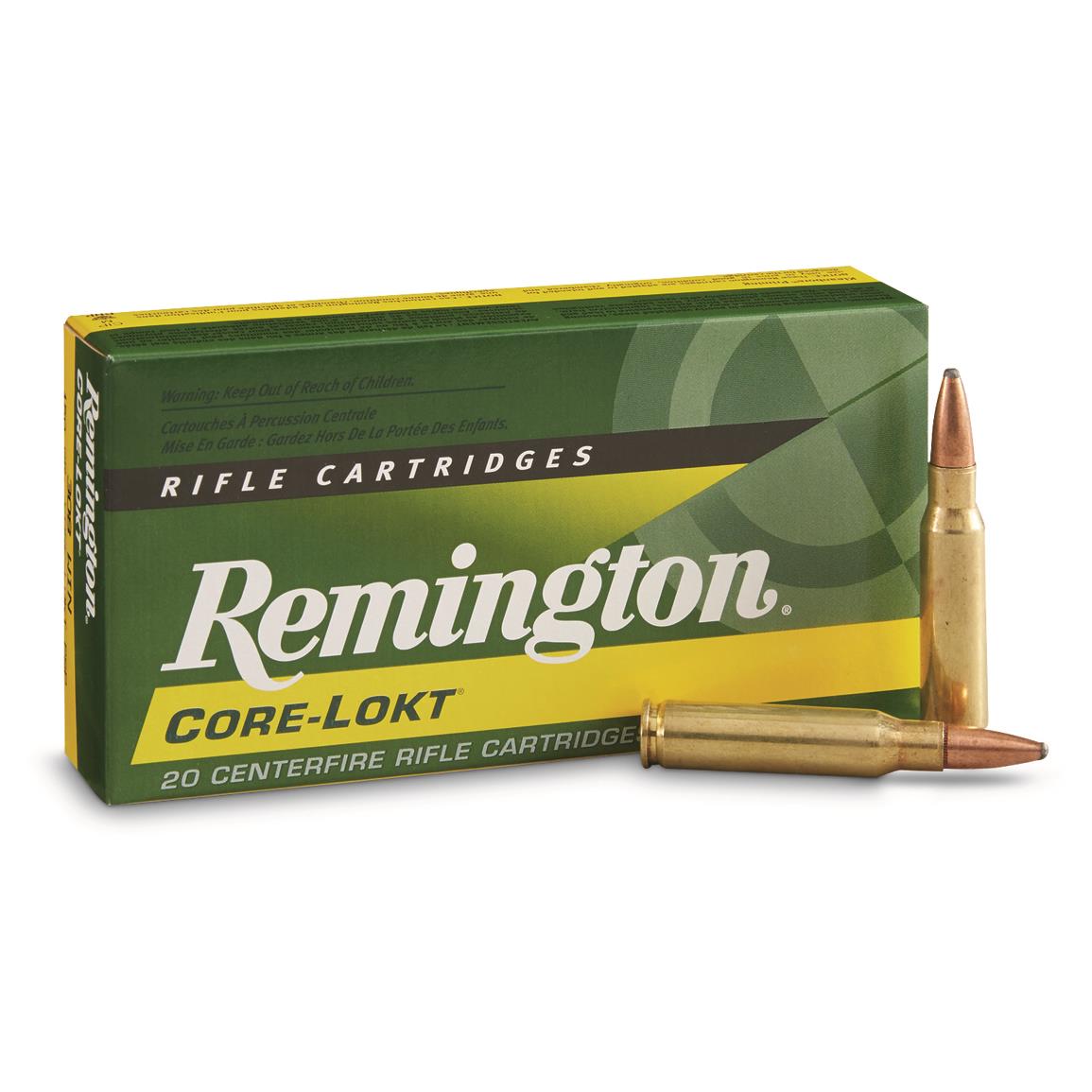 Remington, .308 Winchester, PSP Core-Lokt, 150 Grain, 20 Rounds