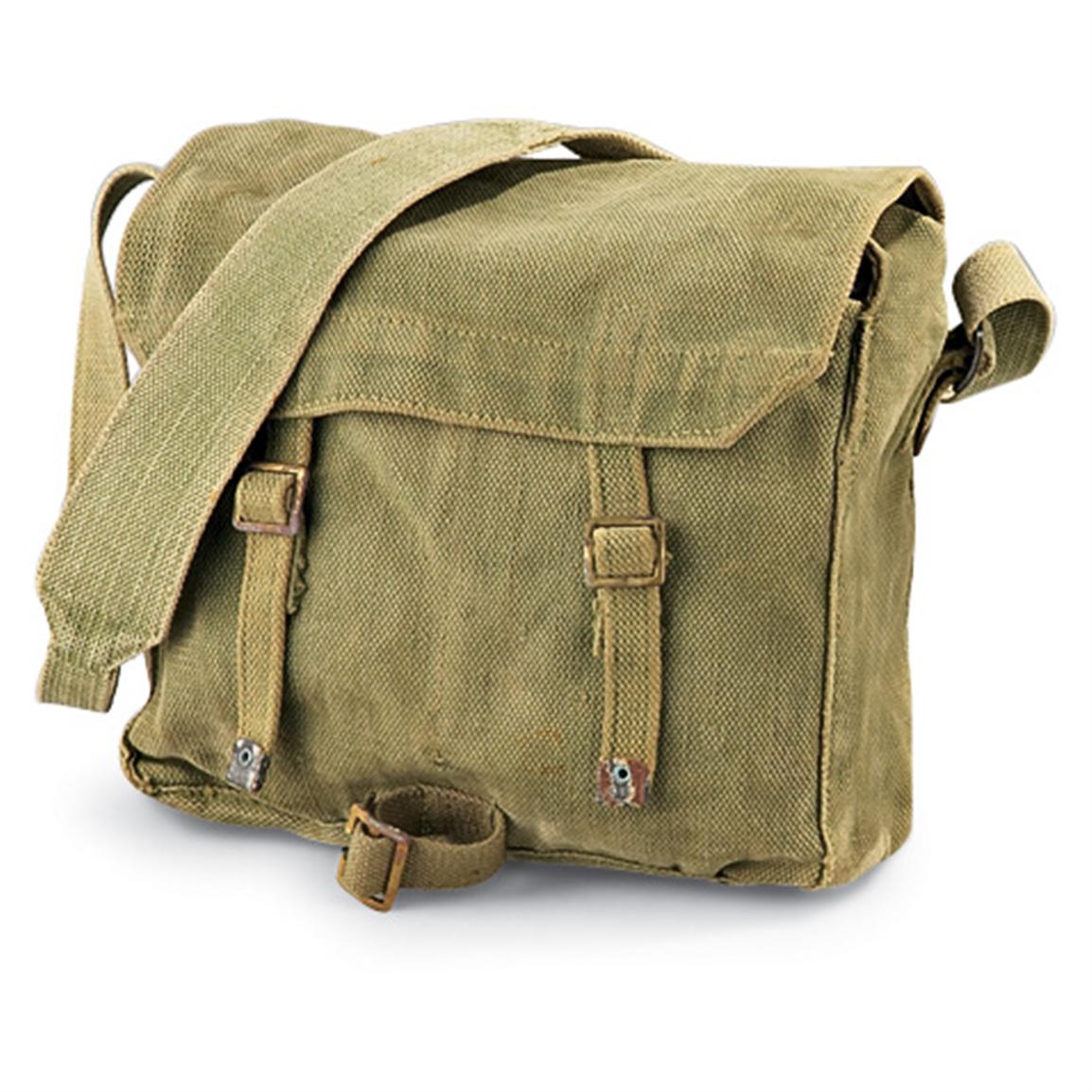 Used Dutch Military Shoulder Bag, Olive Drab - 118454, Shoulder ...