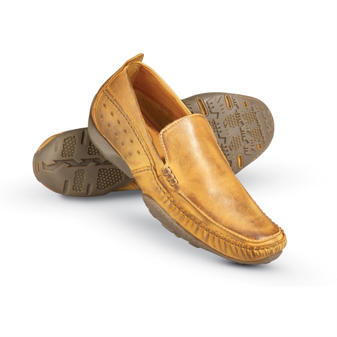 Men's Timberland® Driving Mocs, Tan - 118602, Casual Shoes at Sportsman ...