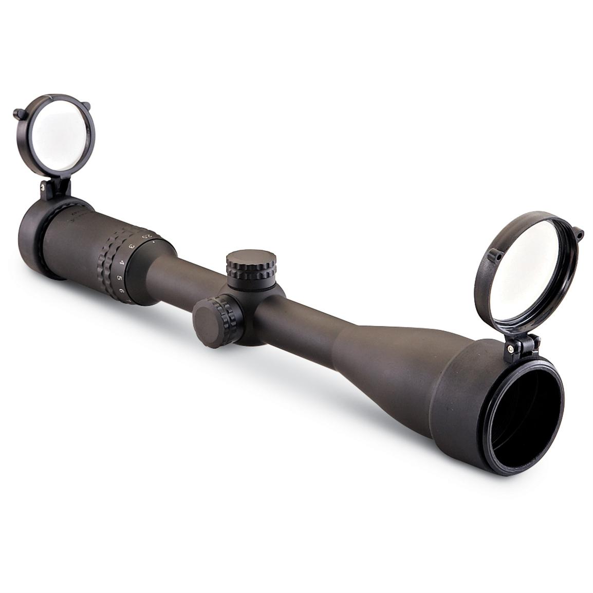 Famous Maker™ 2.5 - 10x42 mm High Tech Rifle Scope, Matte Black