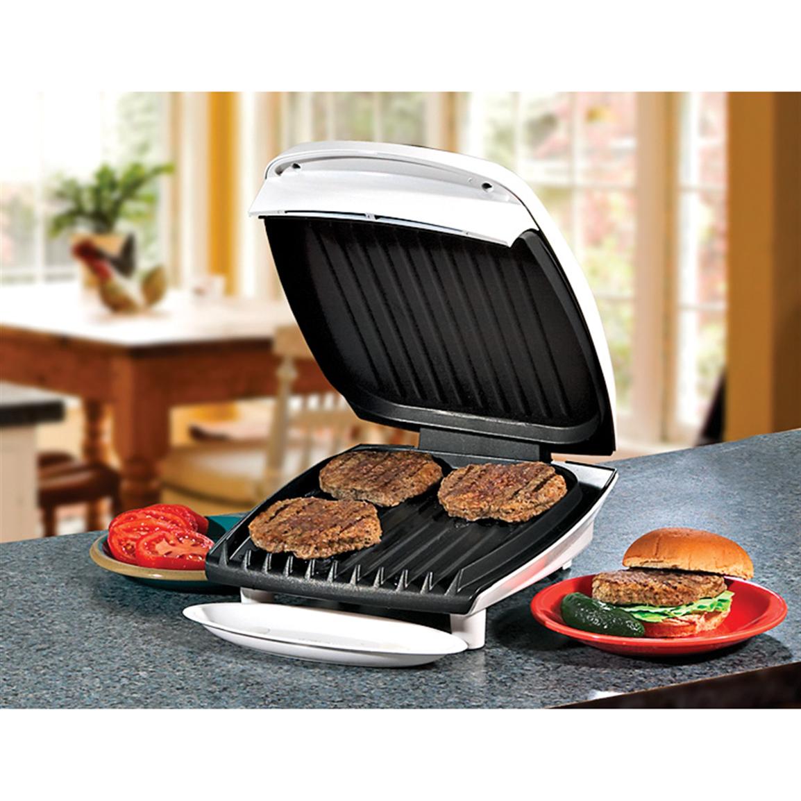 George Foreman™ Grill And Fajita Maker Combo 120415 Kitchen Appliances At Sportsman S Guide