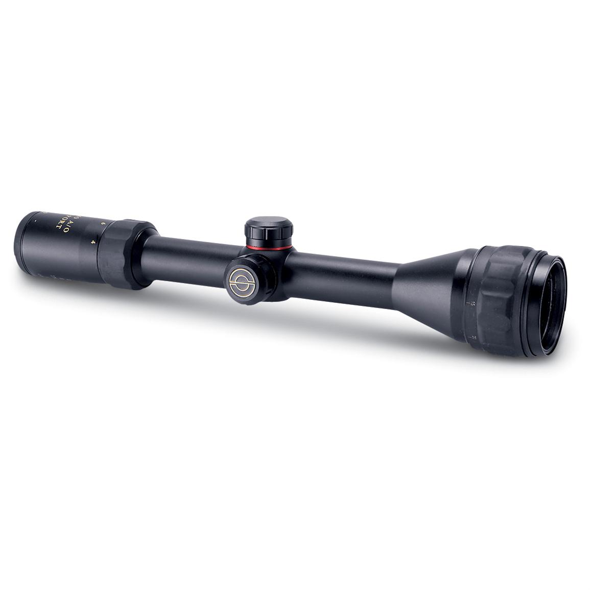 Simmons 4 12x40 Mm Ao Pro Sport Scope Matte Black 1464 Rifle Scopes And Accessories At Sportsman S Guide