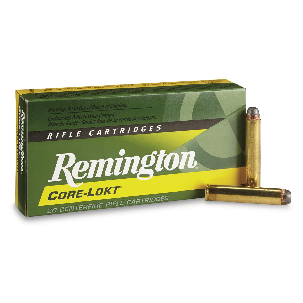 Remington Core-Lokt, .444 Marlin,  SP, 240 Grain, 20 Rounds