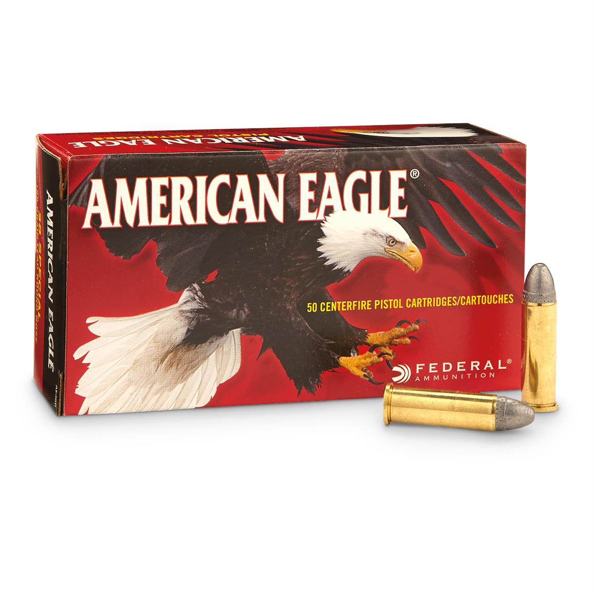 Federal American Eagle Pistol, .38 Special, LRN, 158 Grain, 50 Rounds