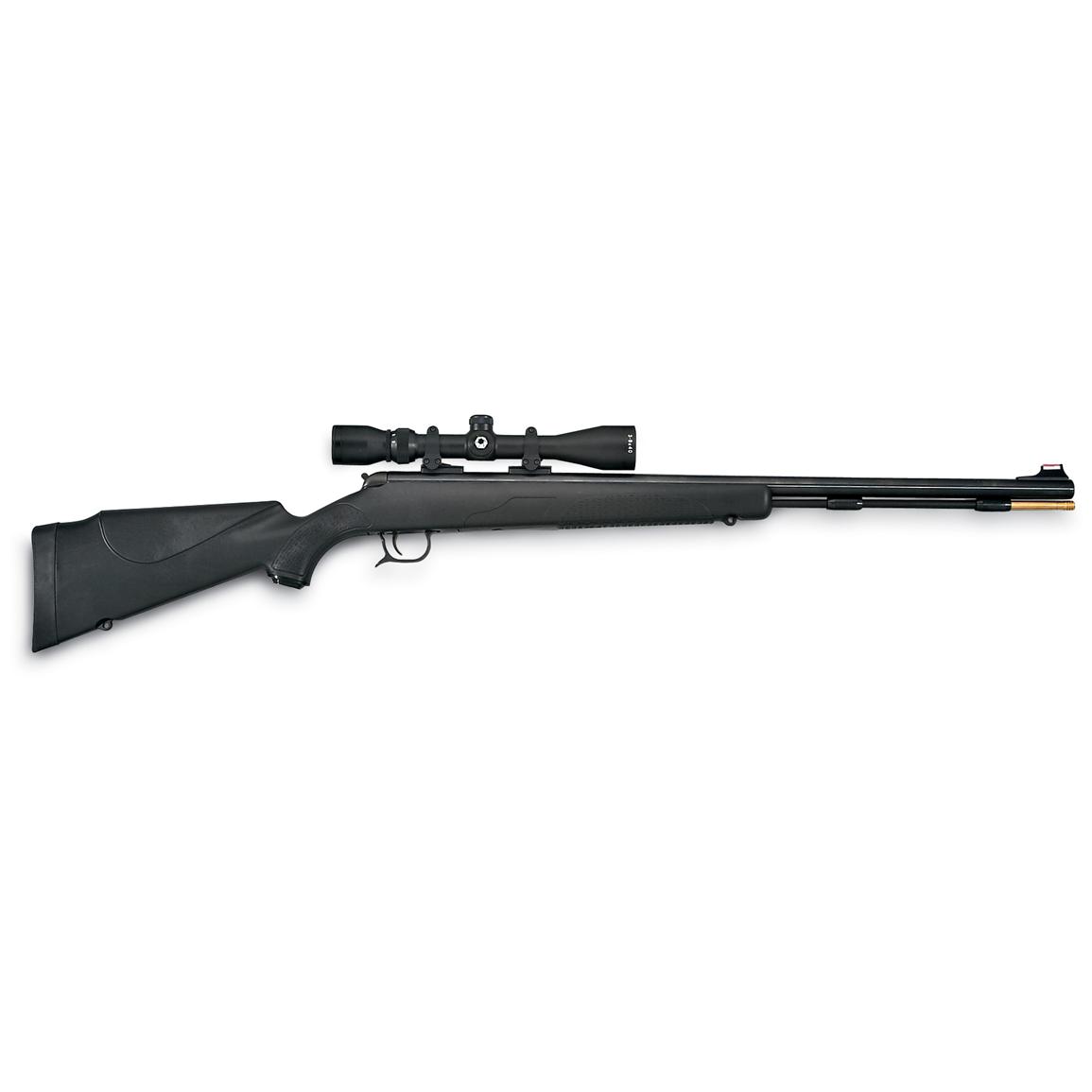 CVA® Kodiak™ .45 Black Powder Rifle with Scope, Black / Nickel 120951