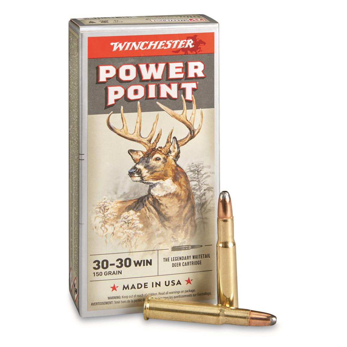 Winchester Super-X, .30-30 Winchester, PP, 150 Grain, 20 rounds - 12098 ...