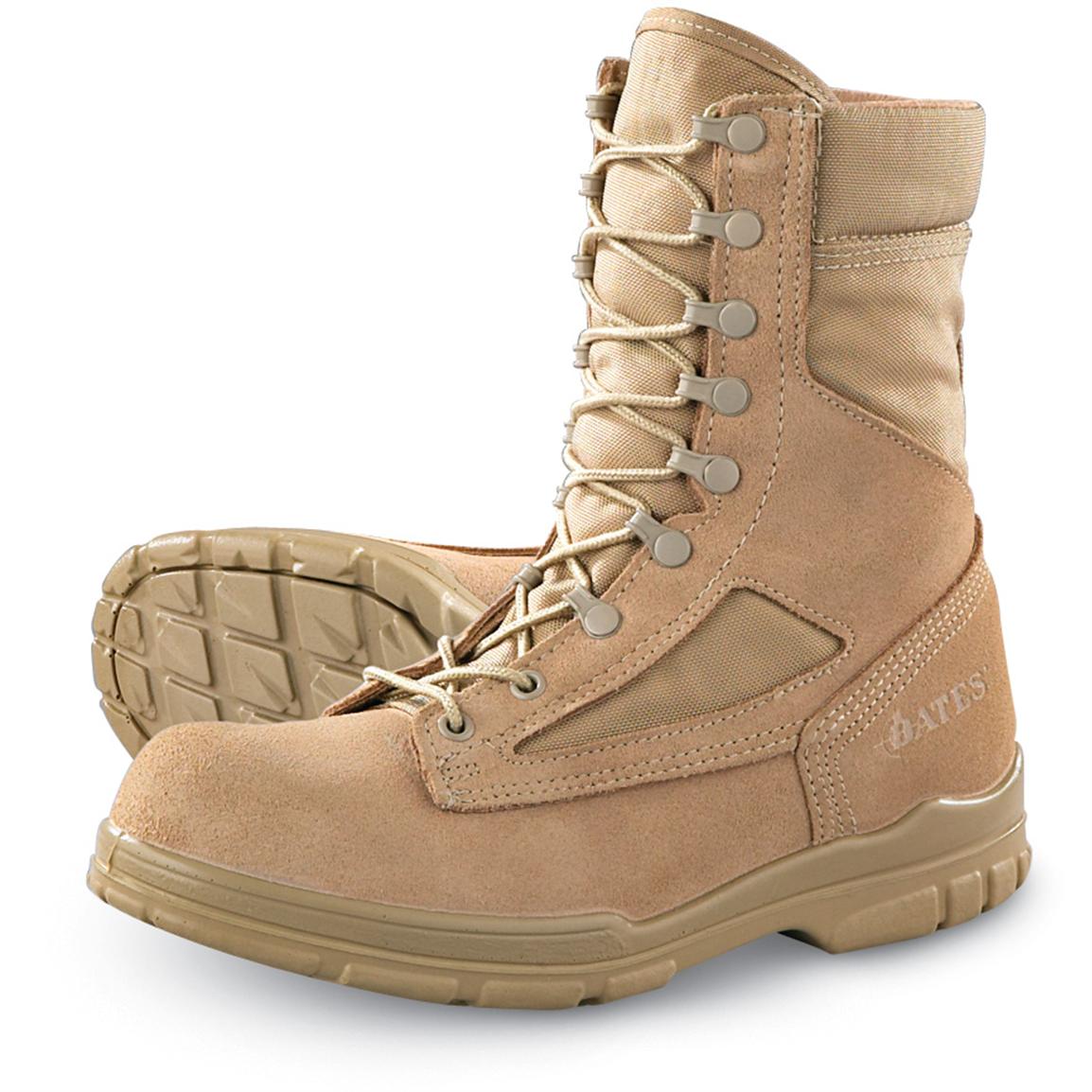 Men's Bates™ DuraShocks® Hot Weather Boots, Tan - 120996, Combat ...