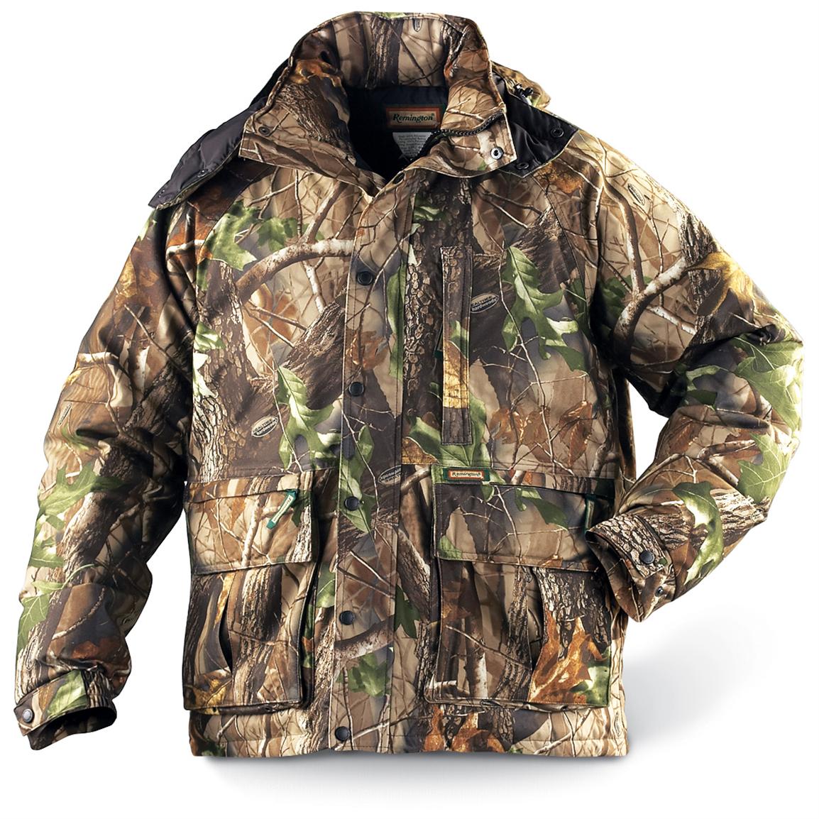 Remington® Stalker Hide™ Parka, Realtree® Hardwoods Green® - 121552 ...