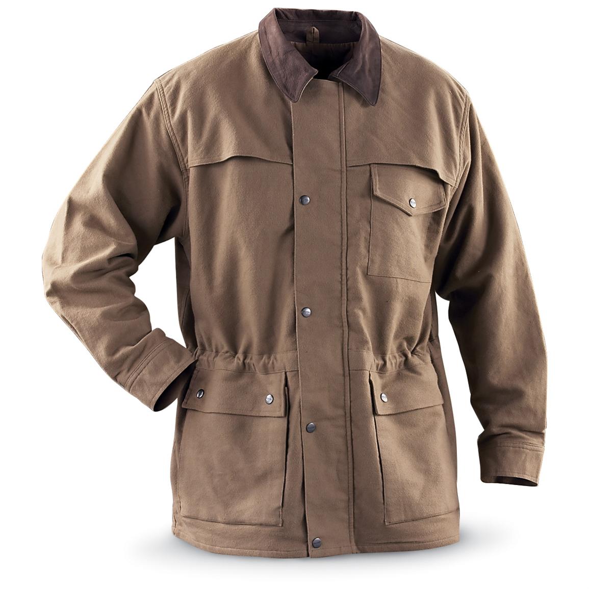 Men's Foxfire Aussie Moleskin Pathfinder Jacket, Loden - 121565 ...