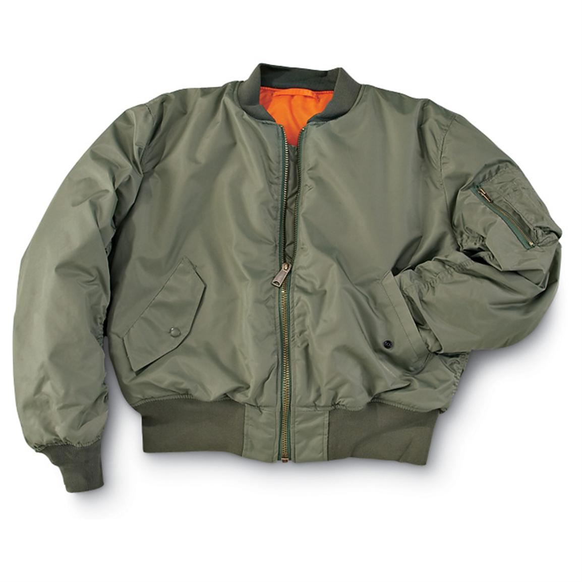 Tactical Gear® Mil - spec MA - 1 Flight Jacket - 122078, Insulated ...