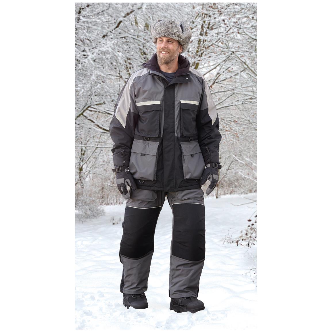 Guide Gear Men's Waterproof Ice Parka - 122093, Insulated Jackets ...