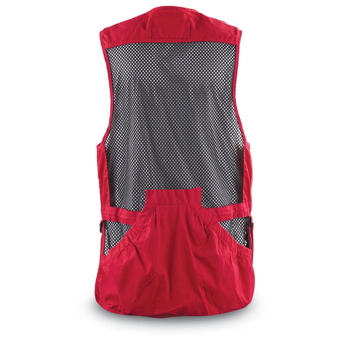 Winchester® Shooting Vest, Red 122157, Vests at Sportsman's Guide
