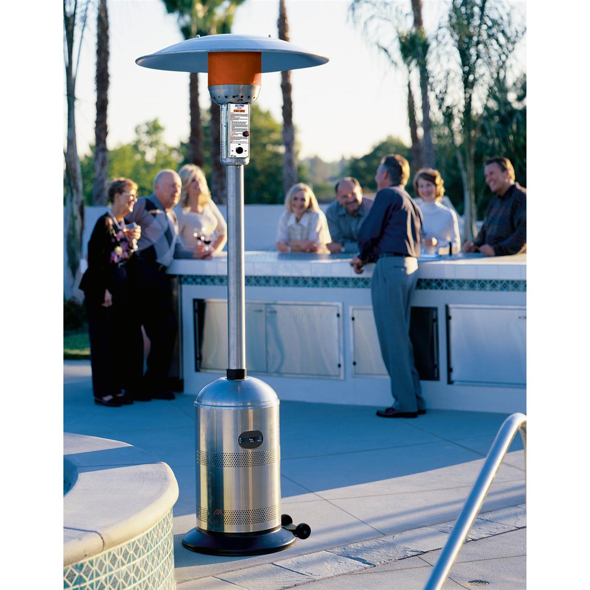 Outdoor Leisure Steel 40 000 Btu Patio Heater 122164 Fire Pits